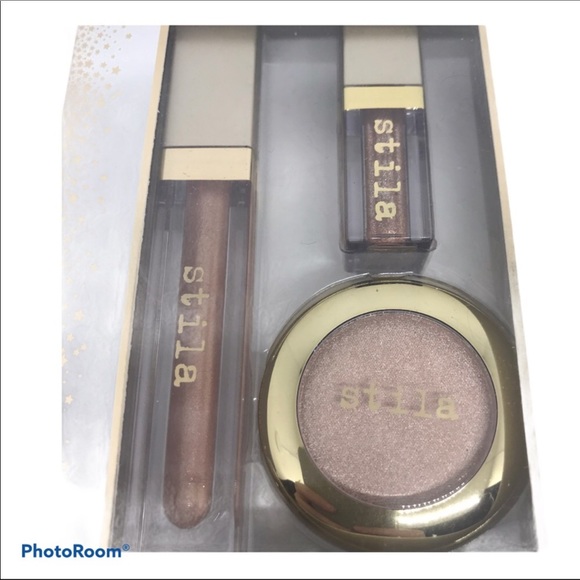 STILA KITTEN BLISS EYE & LIP 3 pc BOX SET new holiday gift stocking stuffer - Picture 4 of 7